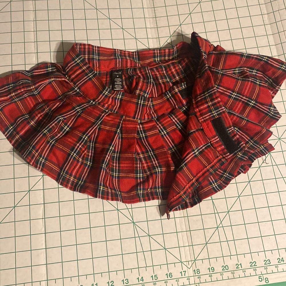 Schoolgirl mini skirt Velcro - Picture 3 of 3